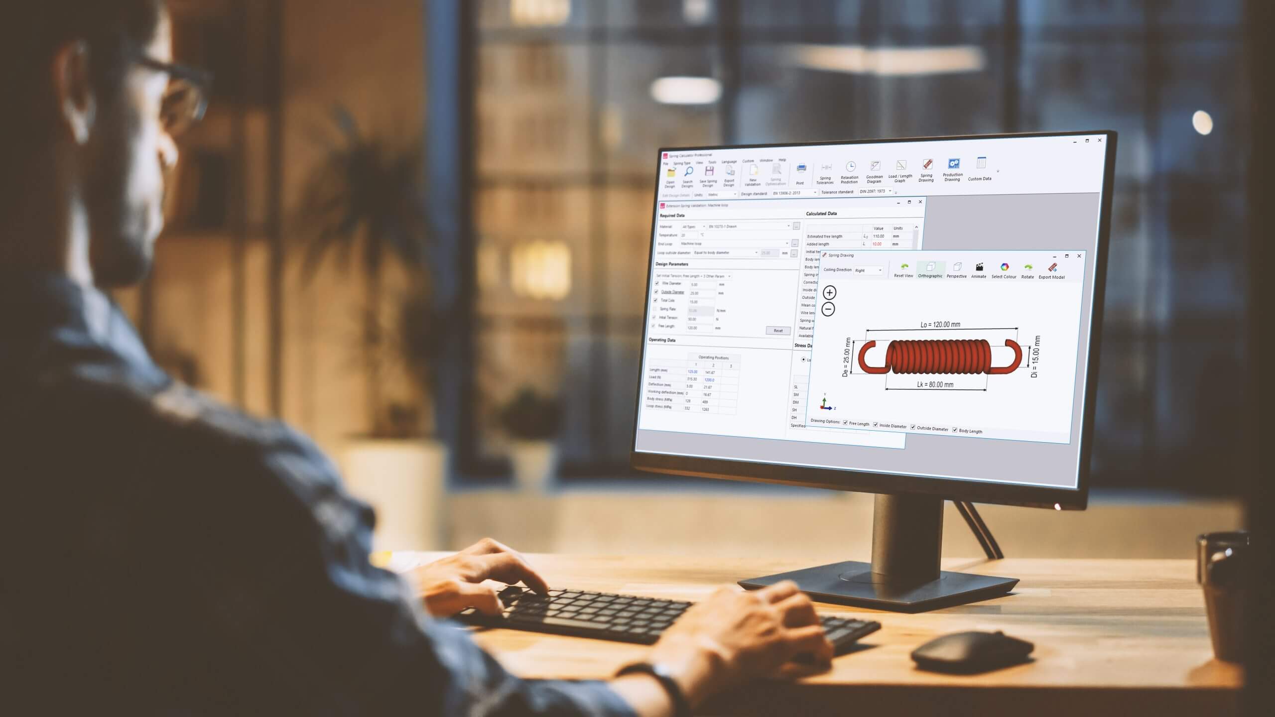 man using scp software